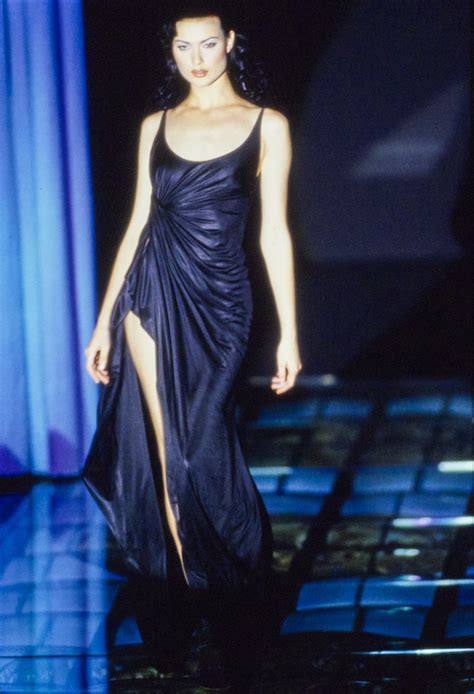 shalom harlow versace spring 1995|versace spring dresses.